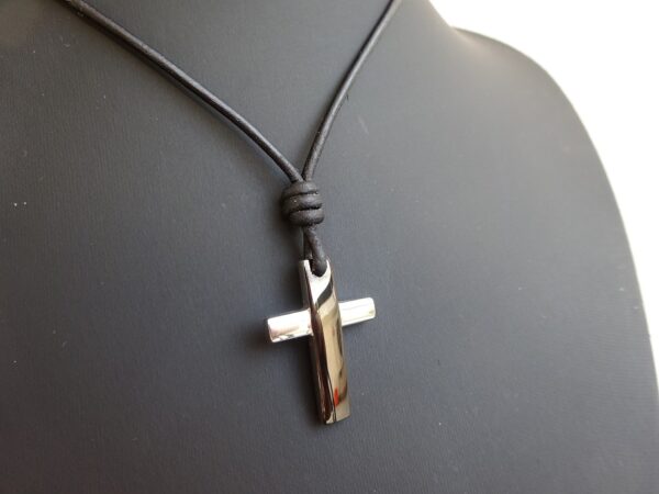 Mens Cross necklace stainless steel