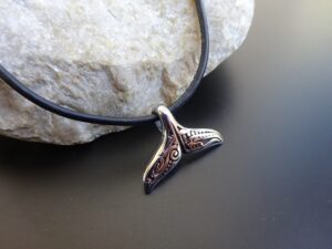 whale tail pendant necklace