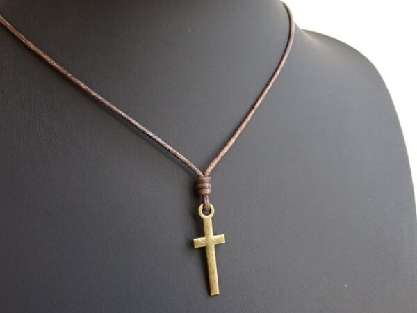small cross necklace
