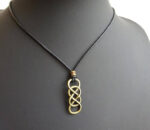 infinity leather necklace