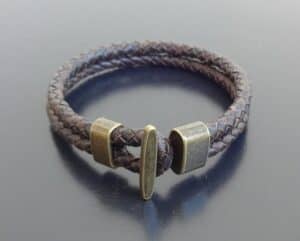 braided Leather Bracelet for man