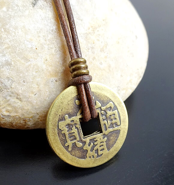 chinese coin necklace
