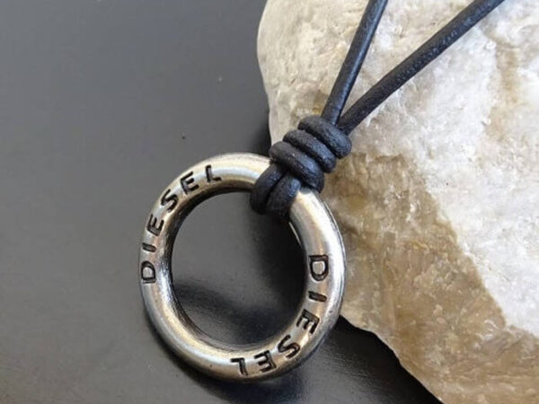 mens ring necklace