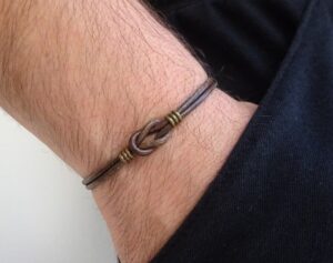 knotted infinity bracelet