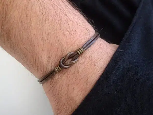 knotted infinity bracelet