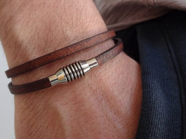flat Leather bracelet