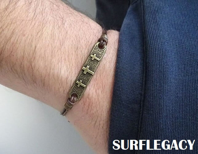 tag cross bracelet SURFLEGACY