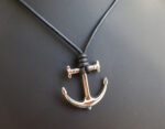 silver anchor pendant