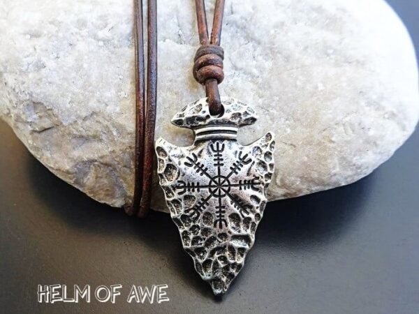 spear helm of awe symbol necklace 3A