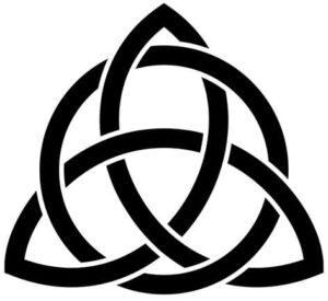 Triquetra viking symbols