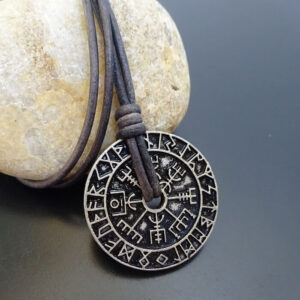 Viking symbols compass runic vegvisir 