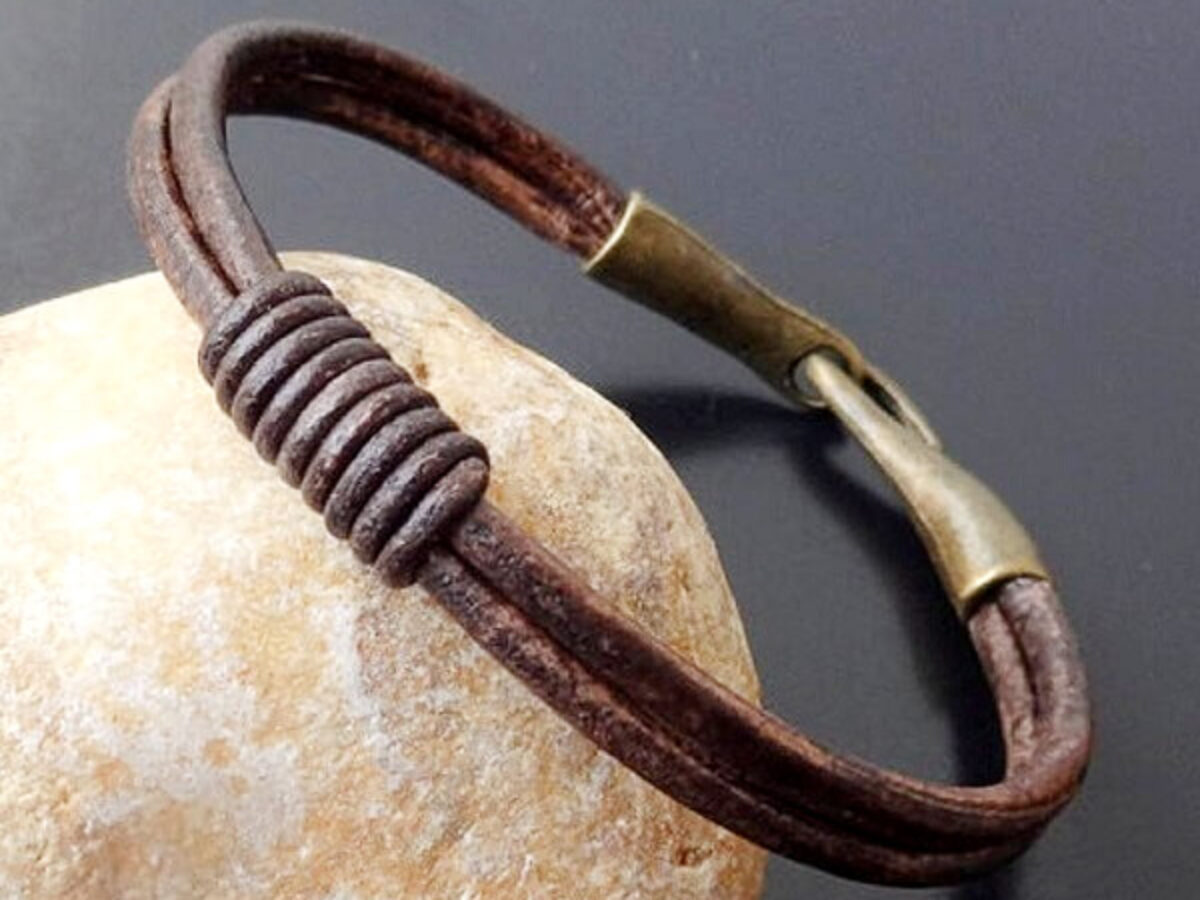 Best Handmade Mens Leather Bracelet - Surflegacy