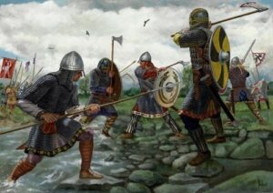 viking axe in battle
