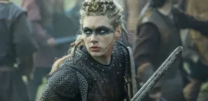 Eyeliner of Lagertha Viking Shieldmaiden from Vikings TV series