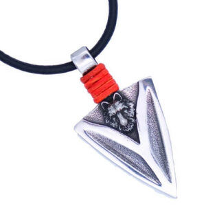 charm necklaces arrowhead with red wrap