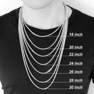 chart showing different necklace lengths