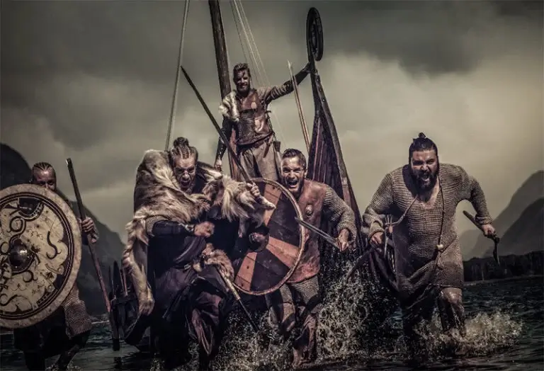 Vikings in action
