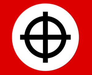 Neo-nazi Celtic cross flag