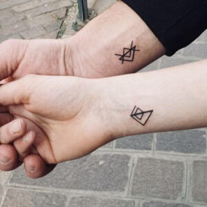 Bind Rune Tattoo for couple