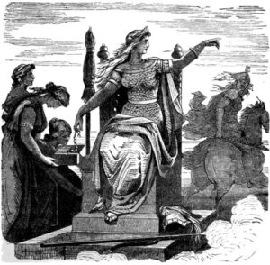 Frigg and the Maidens