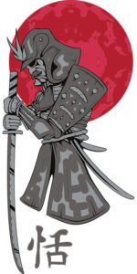 samurai holding a katana