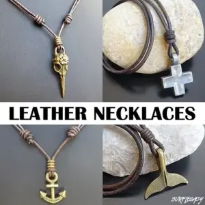 LEATHER NECKLACES BANNER SURFLEGACY
